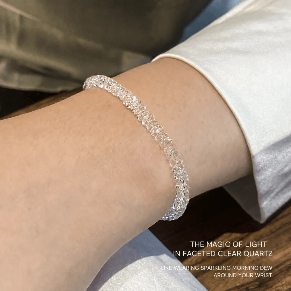 Qynzara™ Crushed Ice Clear Quartz Necklace