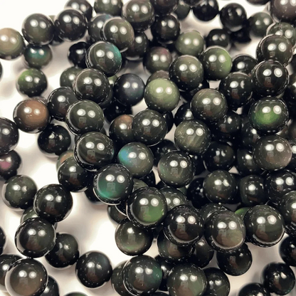 Qynzara™  Aurora Rainbow Obsidian Bracelet