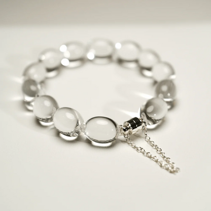 Qynzara™ Jelly Bean Clear Quartz Bracelet