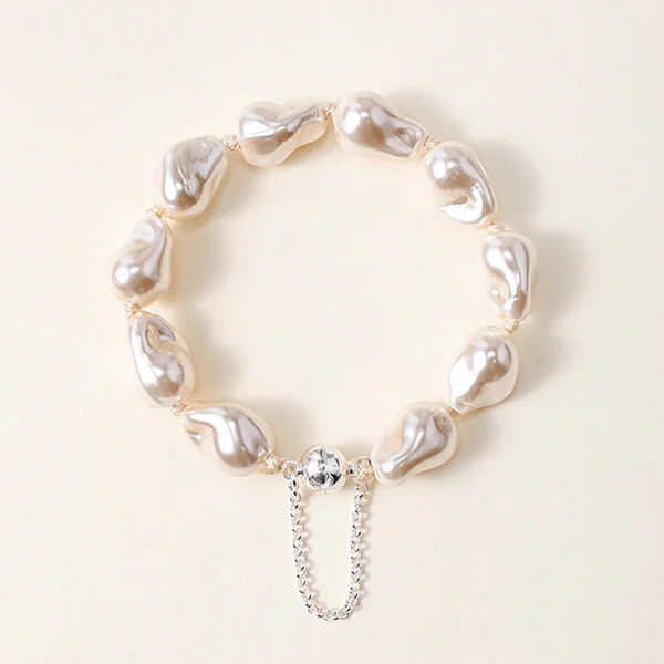 Qynzara™ Liquid Light Baroque Crystal Pearl Bracelet