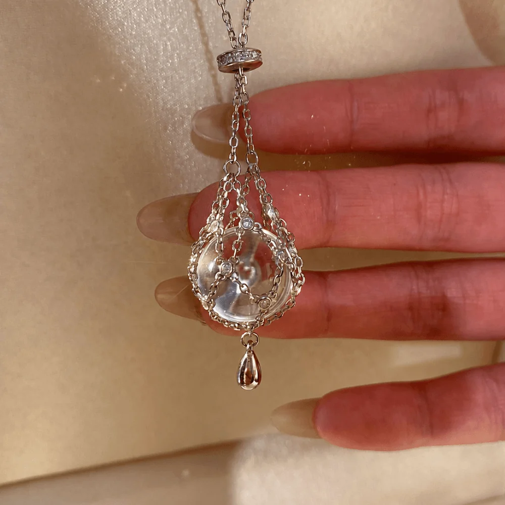 Qynzara™ Interchangeable Dreamcatcher Crystal & Pearl Necklace