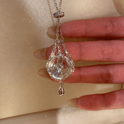 Qynzara™ Interchangeable Dreamcatcher Crystal & Pearl Necklace
