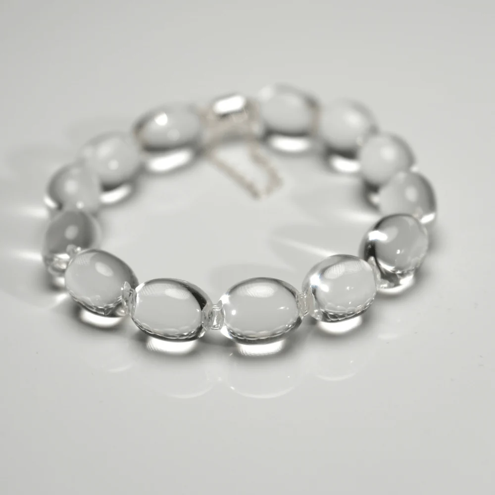 Qynzara™ Jelly Bean Clear Quartz Bracelet