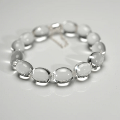Qynzara™ Jelly Bean Clear Quartz Bracelet