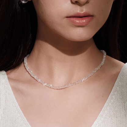 Qynzara™ Crushed Ice Clear Quartz Bracelet
