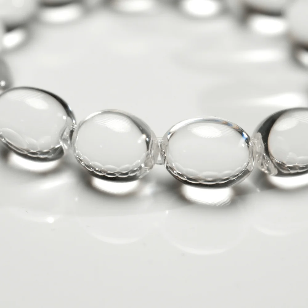 Qynzara™ Jelly Bean Clear Quartz Bracelet