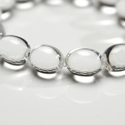 Qynzara™ Jelly Bean Clear Quartz Bracelet