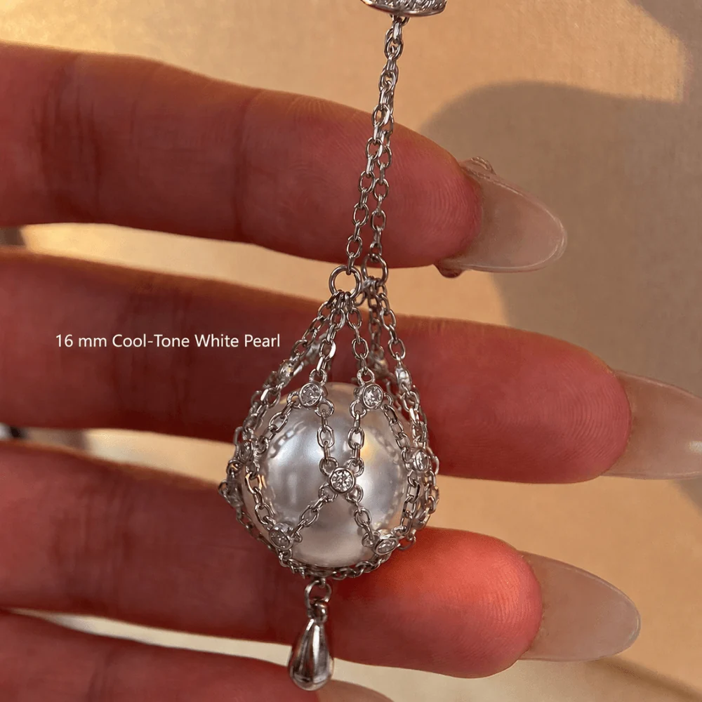 Qynzara™ Interchangeable Dreamcatcher Crystal & Pearl Necklace