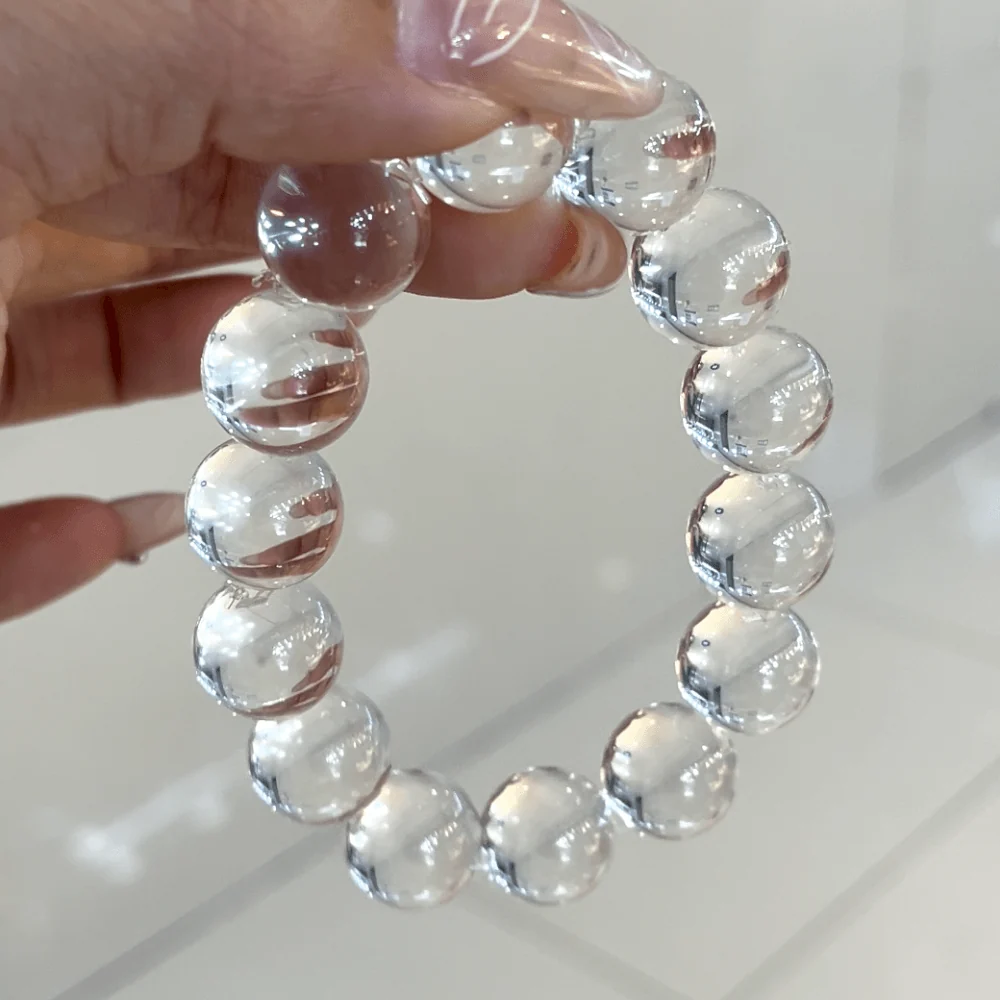 Qynzara™ Water Bubble Clear Quartz Bracelet