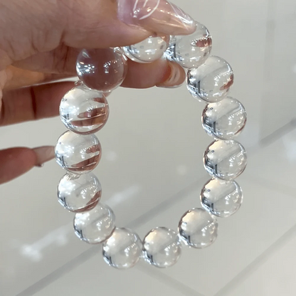 Qynzara™ Water Bubble Clear Quartz Bracelet