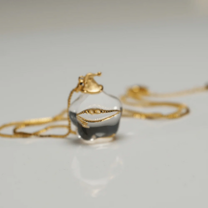 Qynzara™ Little Star Clear Quartz Necklace
