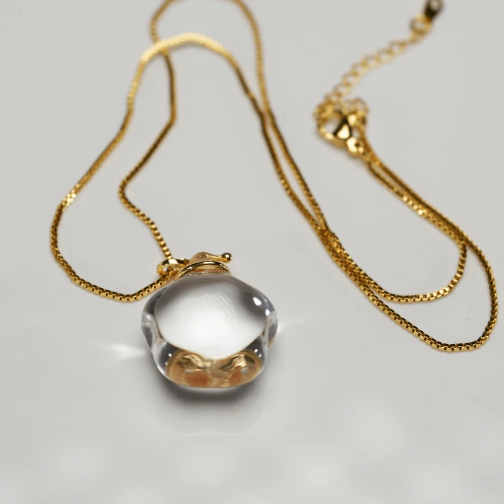 Qynzara™ Little Star Clear Quartz Necklace