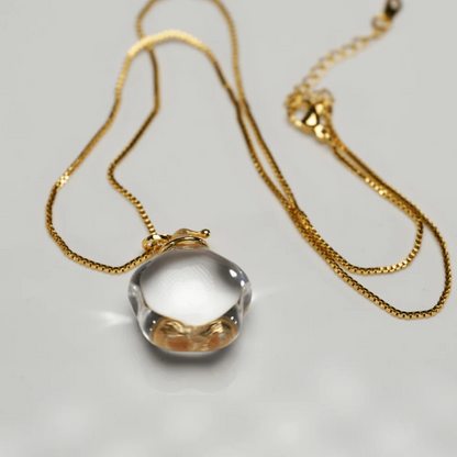 Qynzara™ Little Star Clear Quartz Necklace