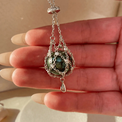 Qynzara™ Interchangeable Dreamcatcher Crystal & Pearl Necklace