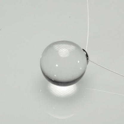 Qynzara™ Invisible Floating Bubble Clear Quartz Necklace