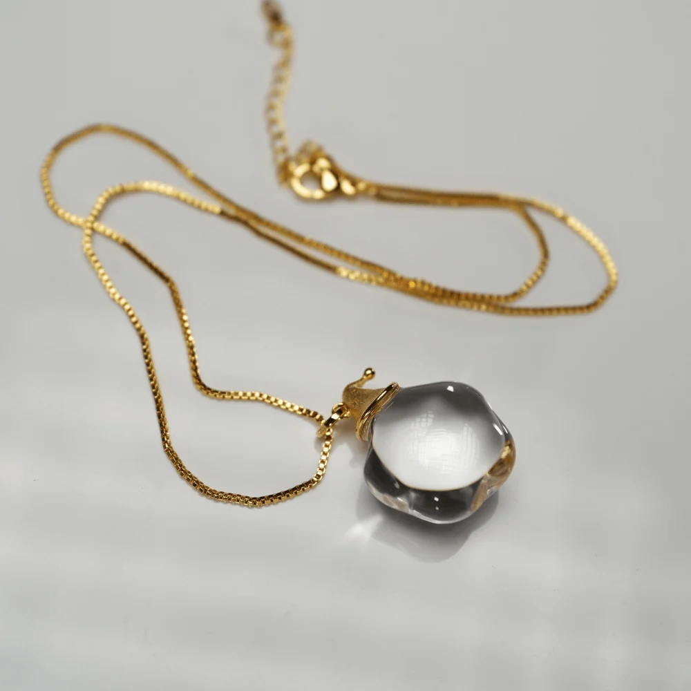 Qynzara™ Little Star Clear Quartz Necklace