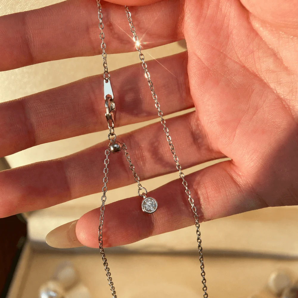 Qynzara™ Interchangeable Dreamcatcher Crystal & Pearl Necklace