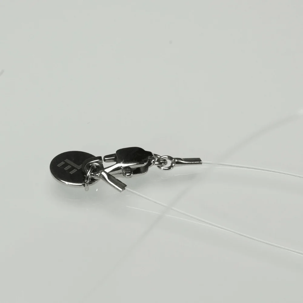 Qynzara™ Invisible Floating Bubble Clear Quartz Necklace