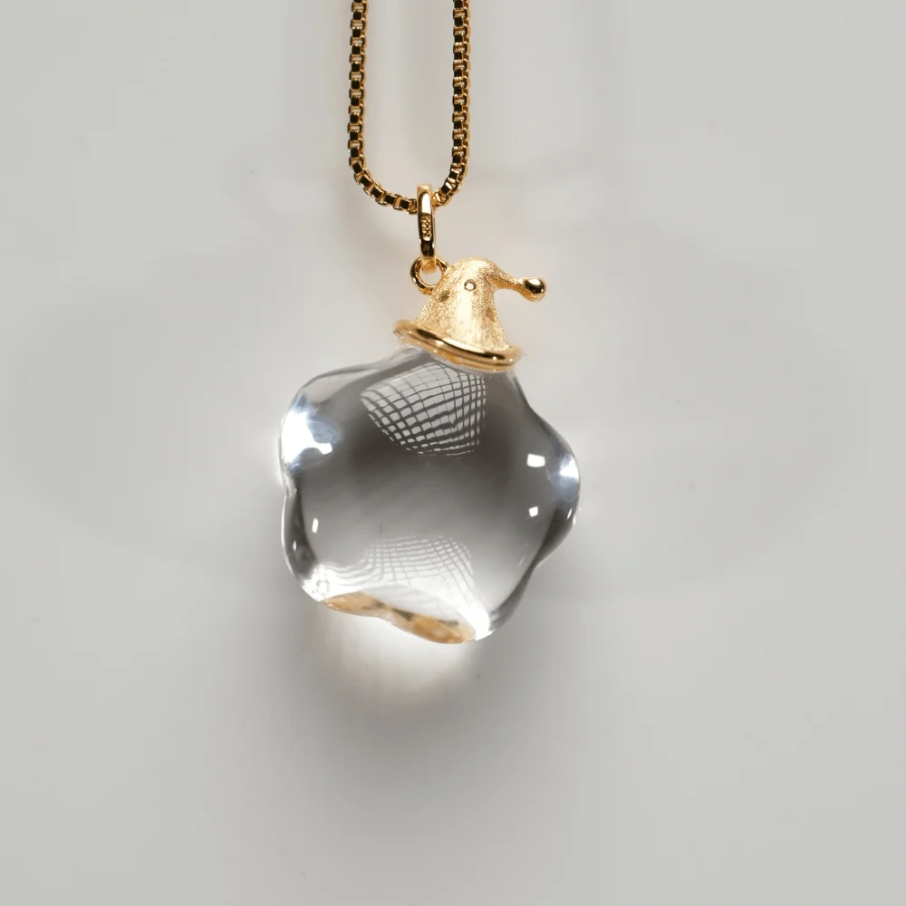 Qynzara™ Little Star Clear Quartz Necklace