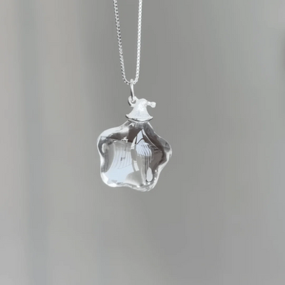 Qynzara™ Little Star Clear Quartz Necklace